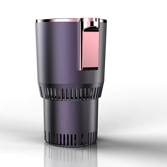 2-in 1 smart cup Heating & cooling with digital display  Dark purple